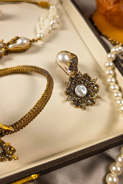 Kalpana MOP Jewelry Set with Karra