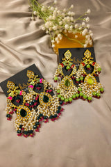 Lehna Peacock Jhumka