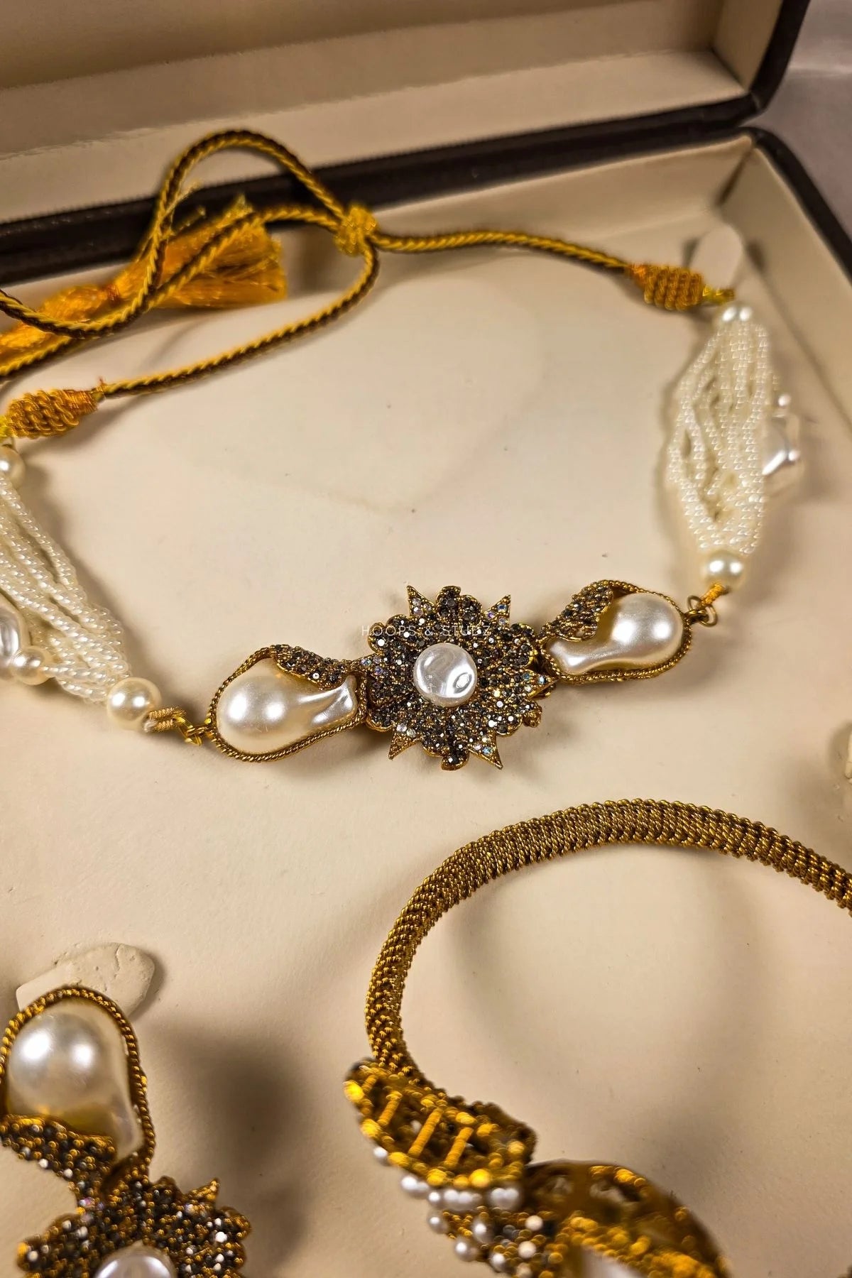 Kalpana MOP Jewelry Set with Karra