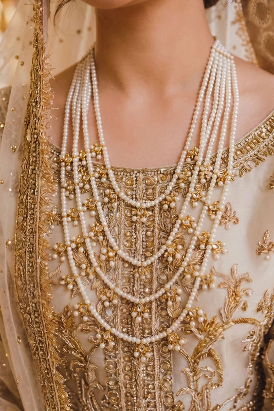 Seher 5 Layer Pearl Maala