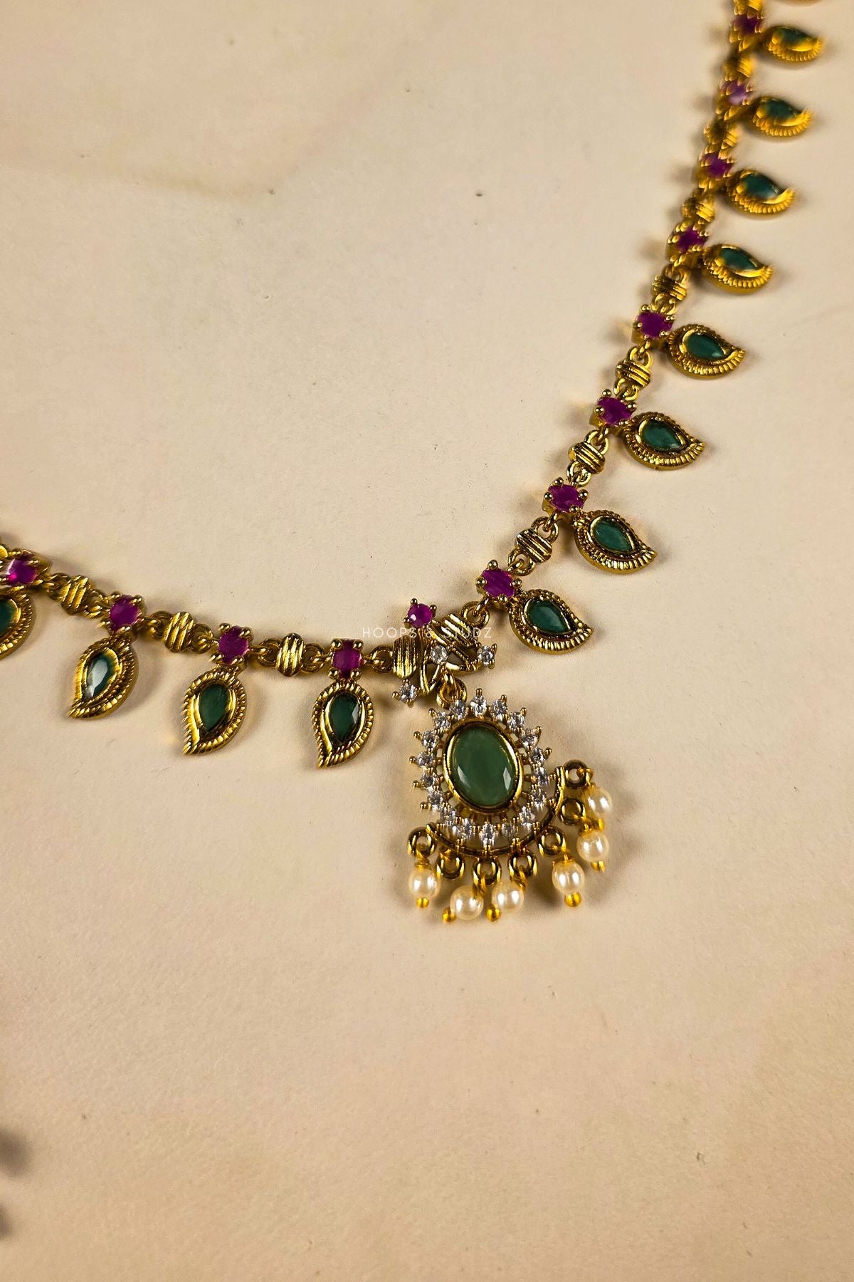 Afiyaa South Indian Necklace Set