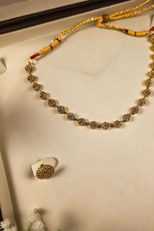 Zeba Polki-Inspired Necklace Set