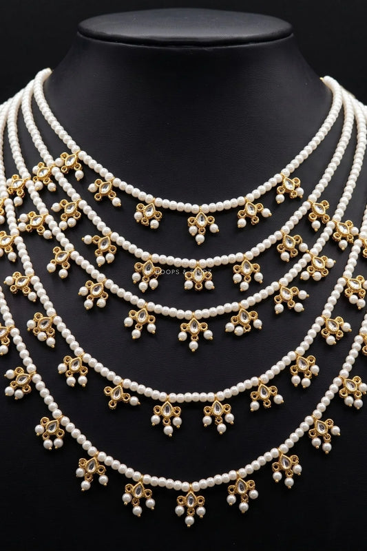 Seher 5 Layer Pearl Maala