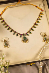 Afiyaa South Indian Necklace Set