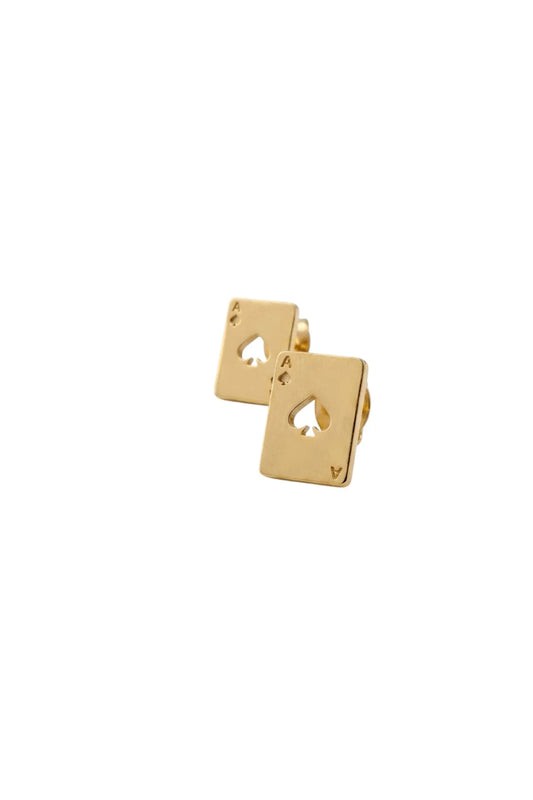 Ace Mini Stud Earring- Stainless Steel