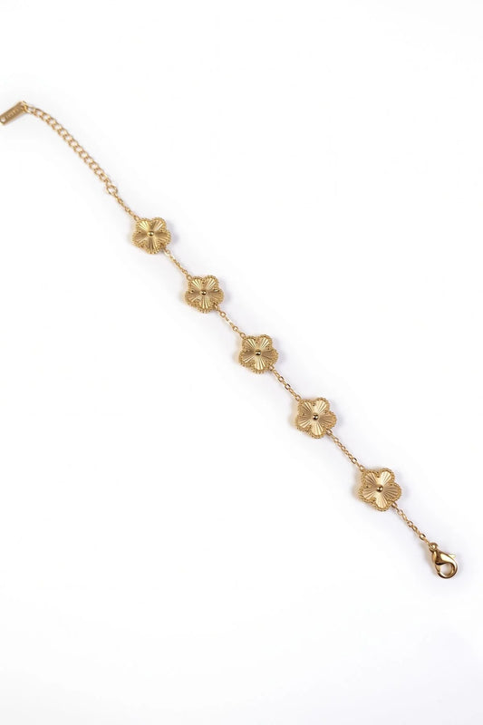 Lotus Stainless Steel Bracelet