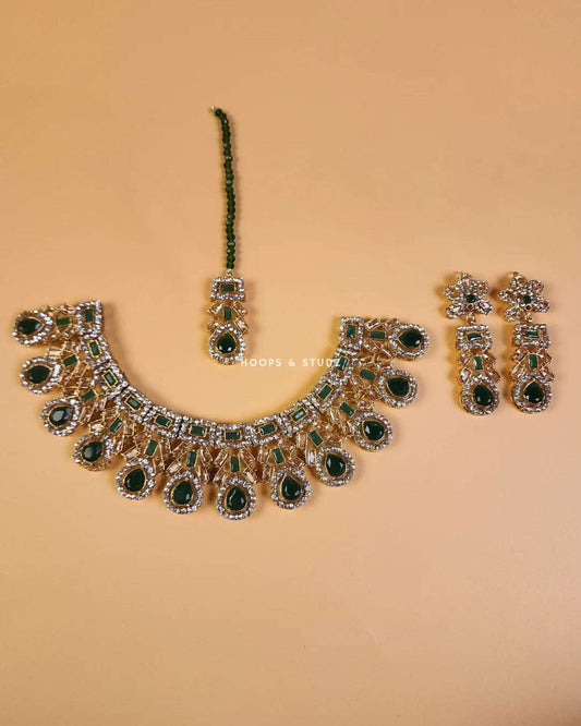 Seeya Zircon Bridal Set - Green