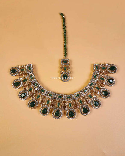 Seeya Zircon Bridal Set - Green