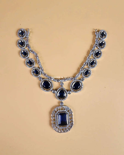 Reeq - Double Layered Zircon Jewelry Set