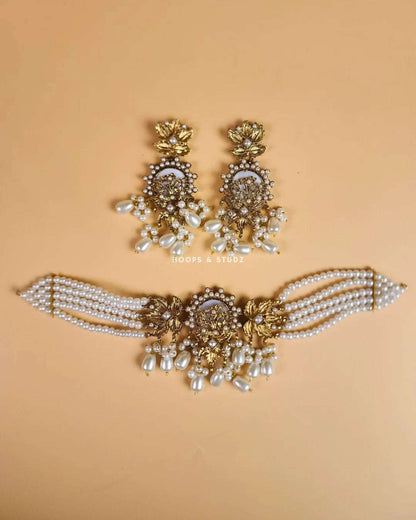 Kehkehshaan Choker Set - Antique