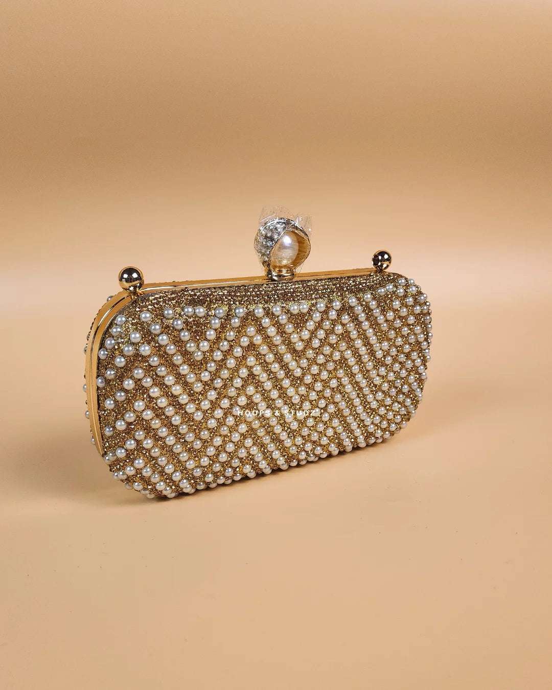 Andrea Bridal Clutch - Golden