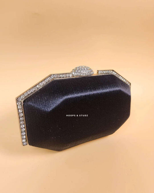 Erica Black Minimal Women’s Clutch