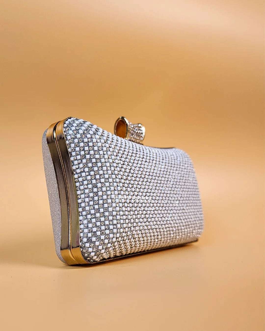 Lauran Grey Fancy Women Clutch