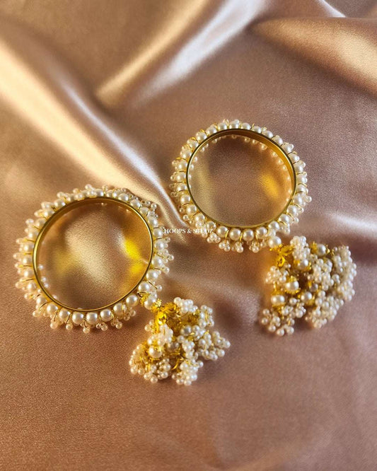 Gajra Pearl Bangles