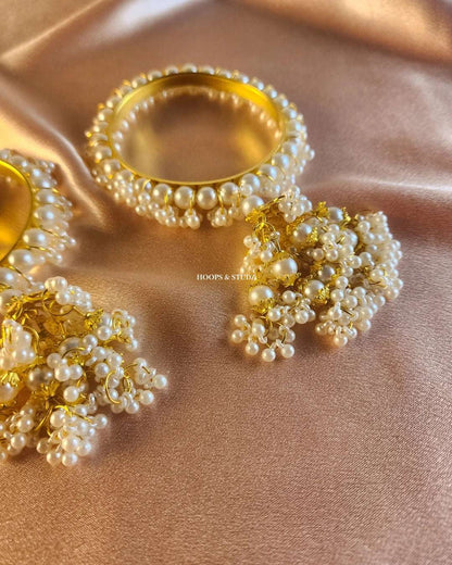Gajra Pearl Bangles