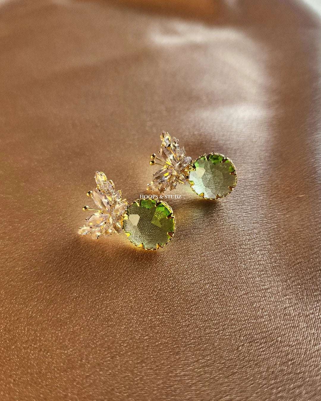 Riley Droplet Crystal Earrings