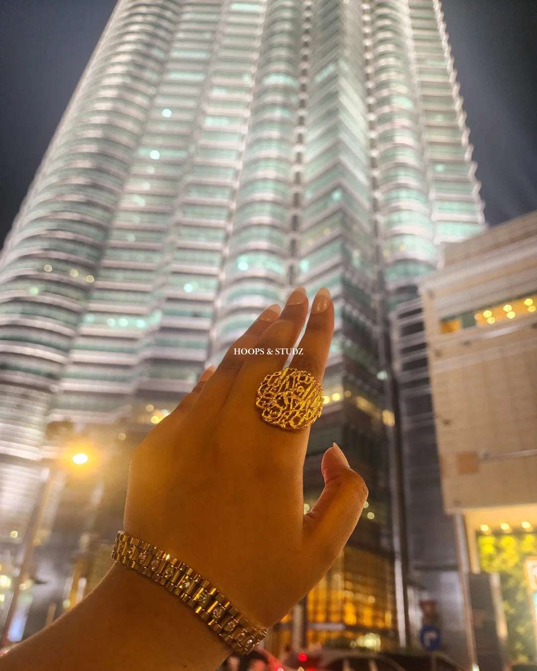 Calligraphy Adjustable Ring