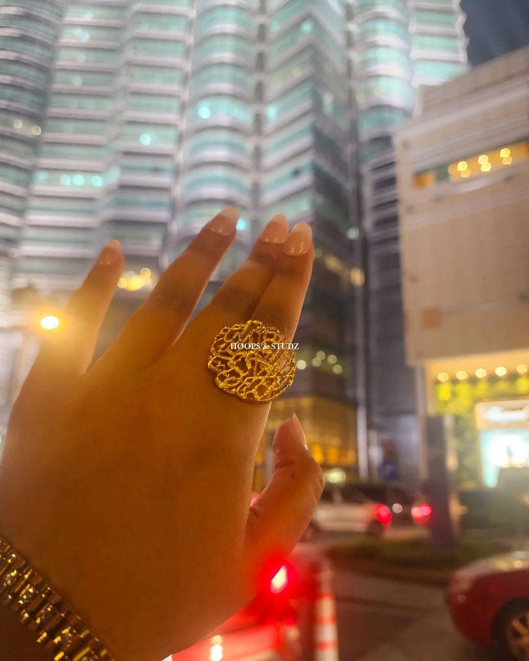 Calligraphy Adjustable Ring