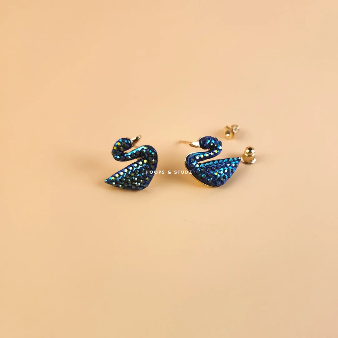Swarovski Pendant Set - Tin Blue