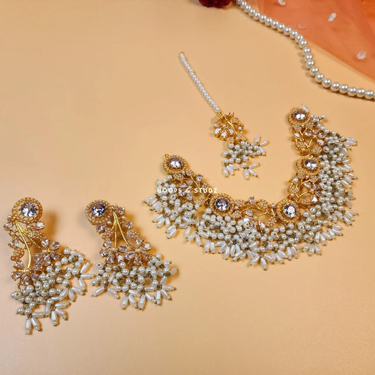 Laila kundan jewellery set