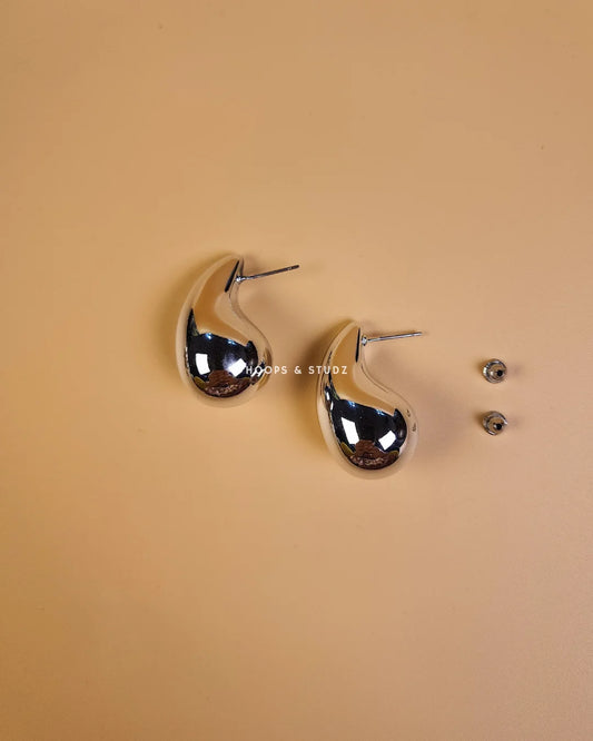 Droplet Studs - Silver