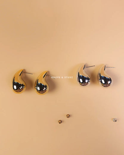 Droplet Studs - Silver
