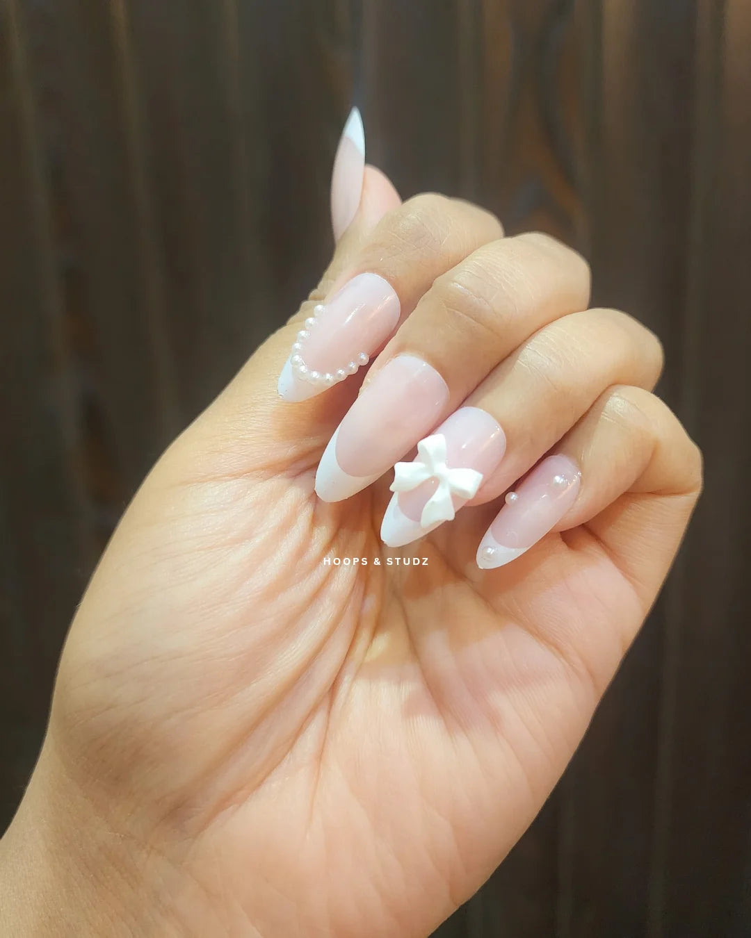 3D Almond Shape Press on Nails - N011