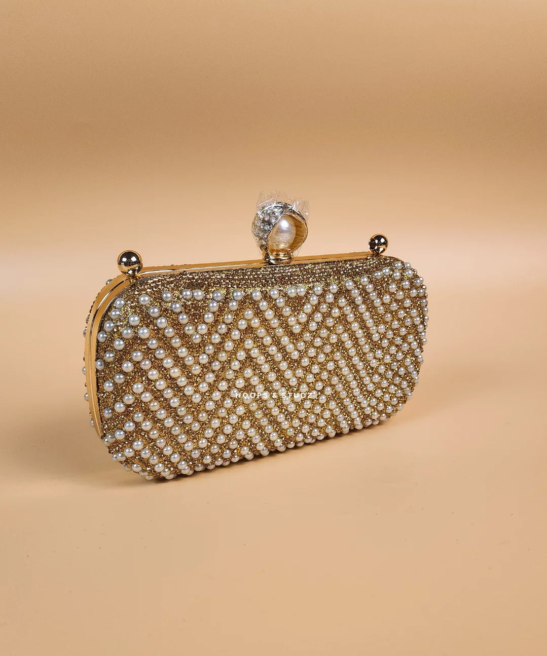 Andrea Bridal Clutch - Golden