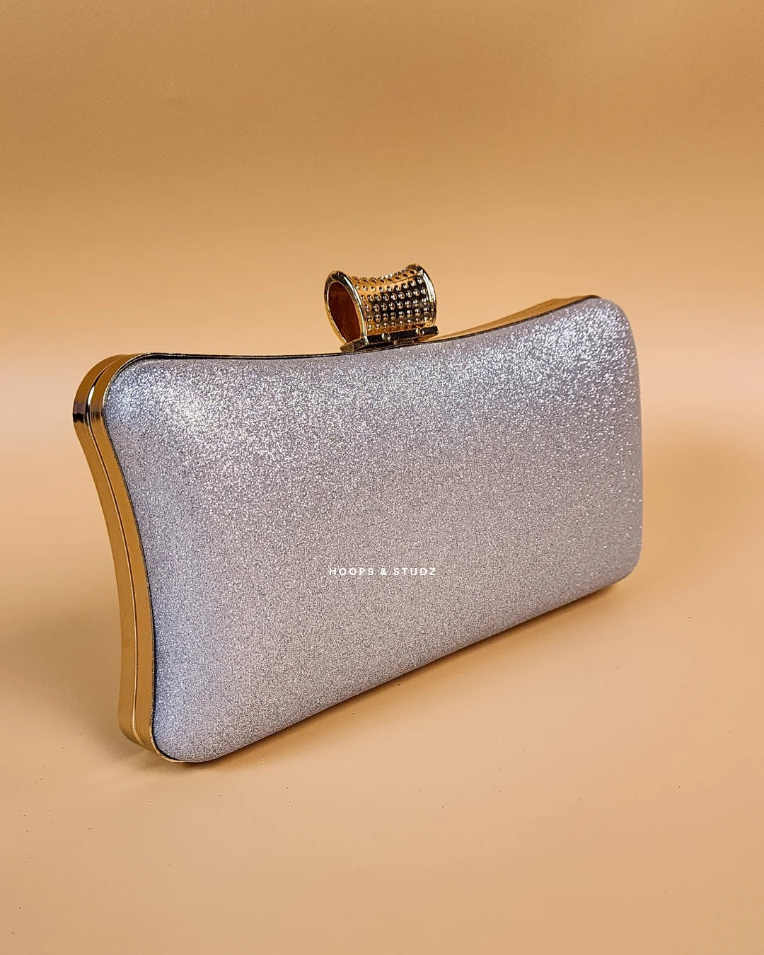 Lauran Grey Fancy Women Clutch