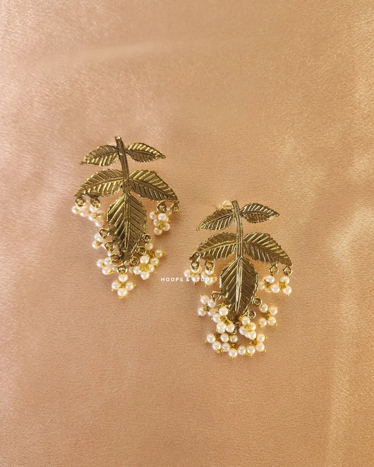Leafy Tribal Earrings