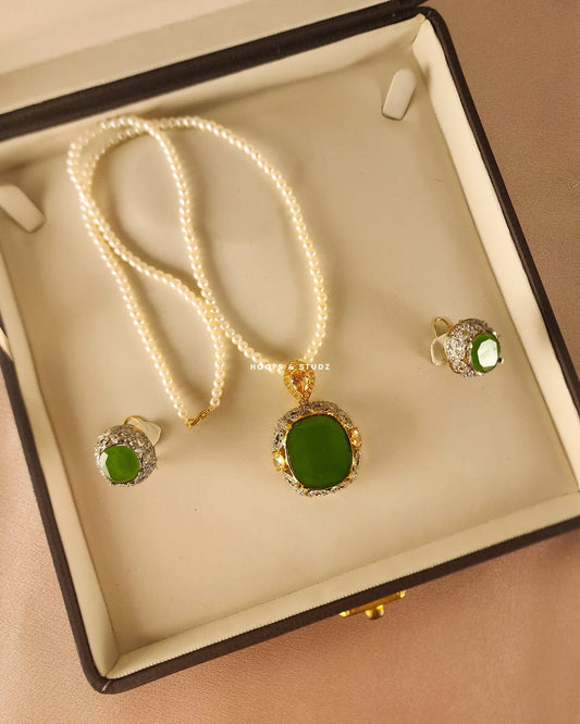 Jashan Maala Set - Green