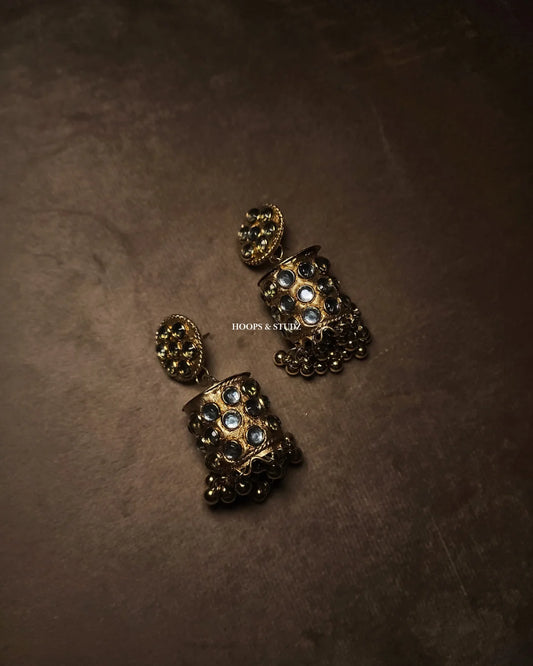 Mahi Oxidised Jhumky