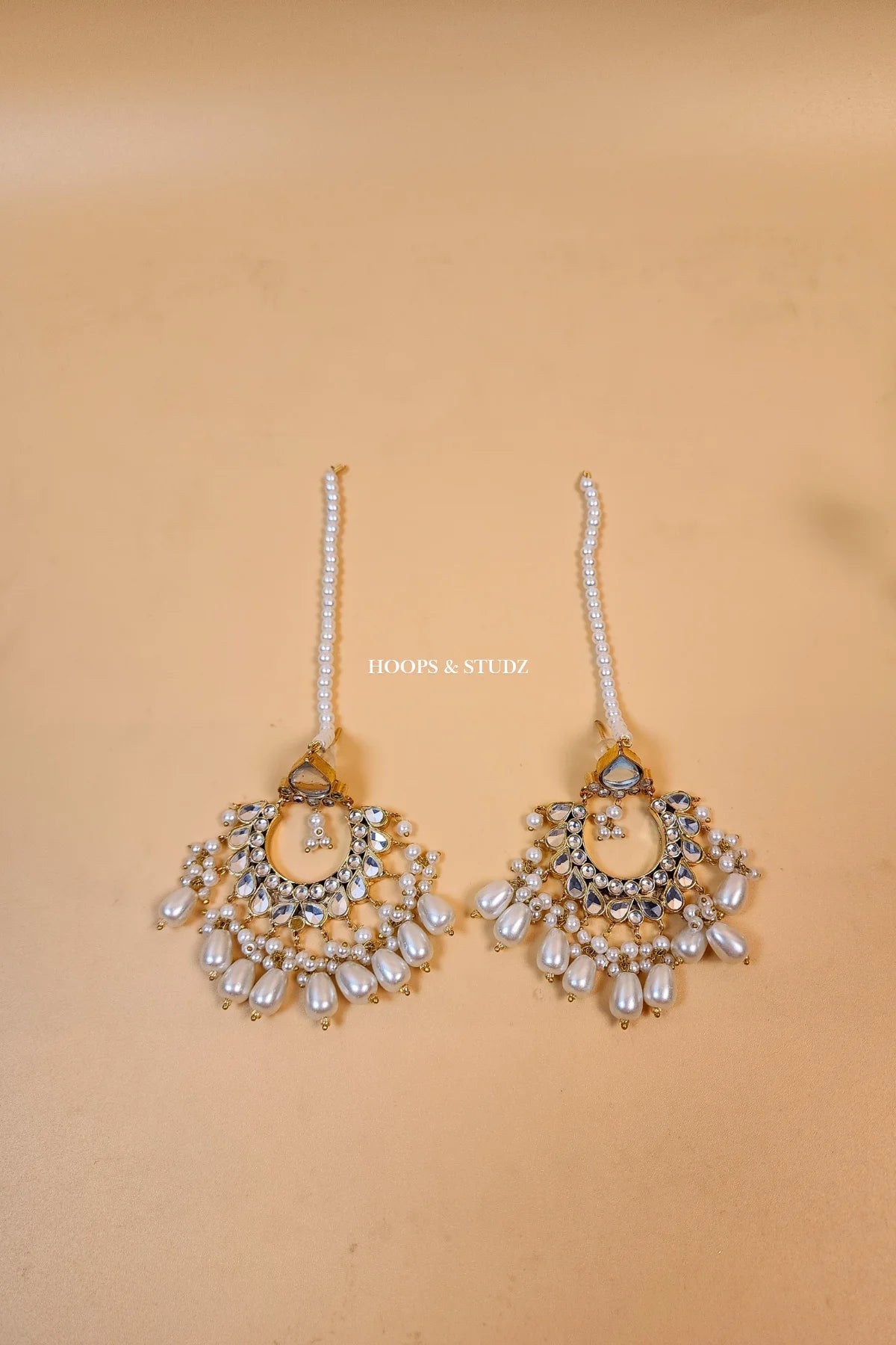 Abeer Polki Chandbali Earrings