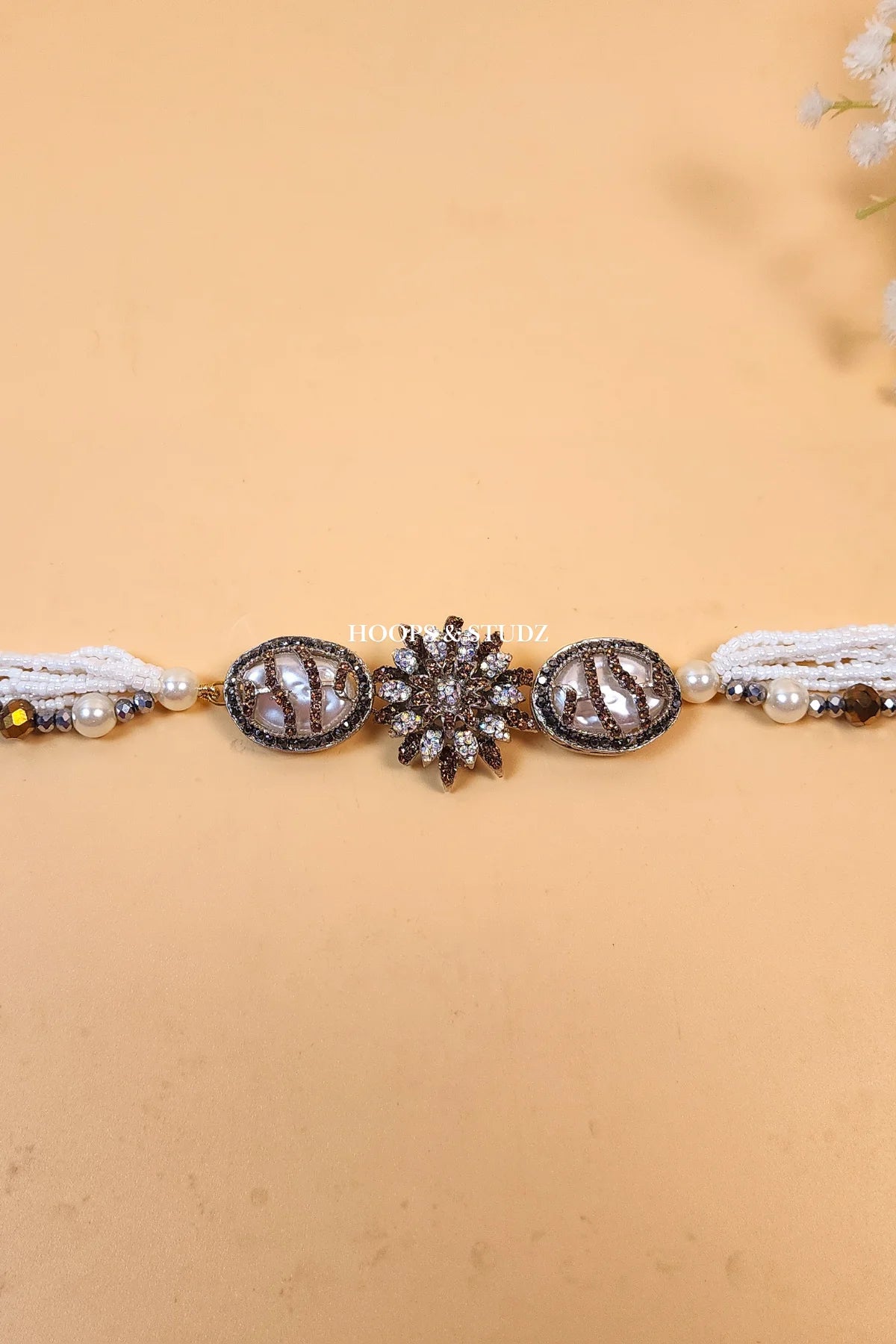 Zarakhna MOP Choker Jewelry Set