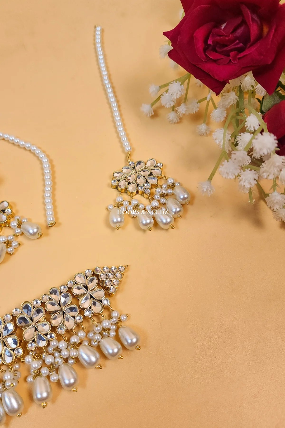 Zareen Polki Choker Jewelry Set