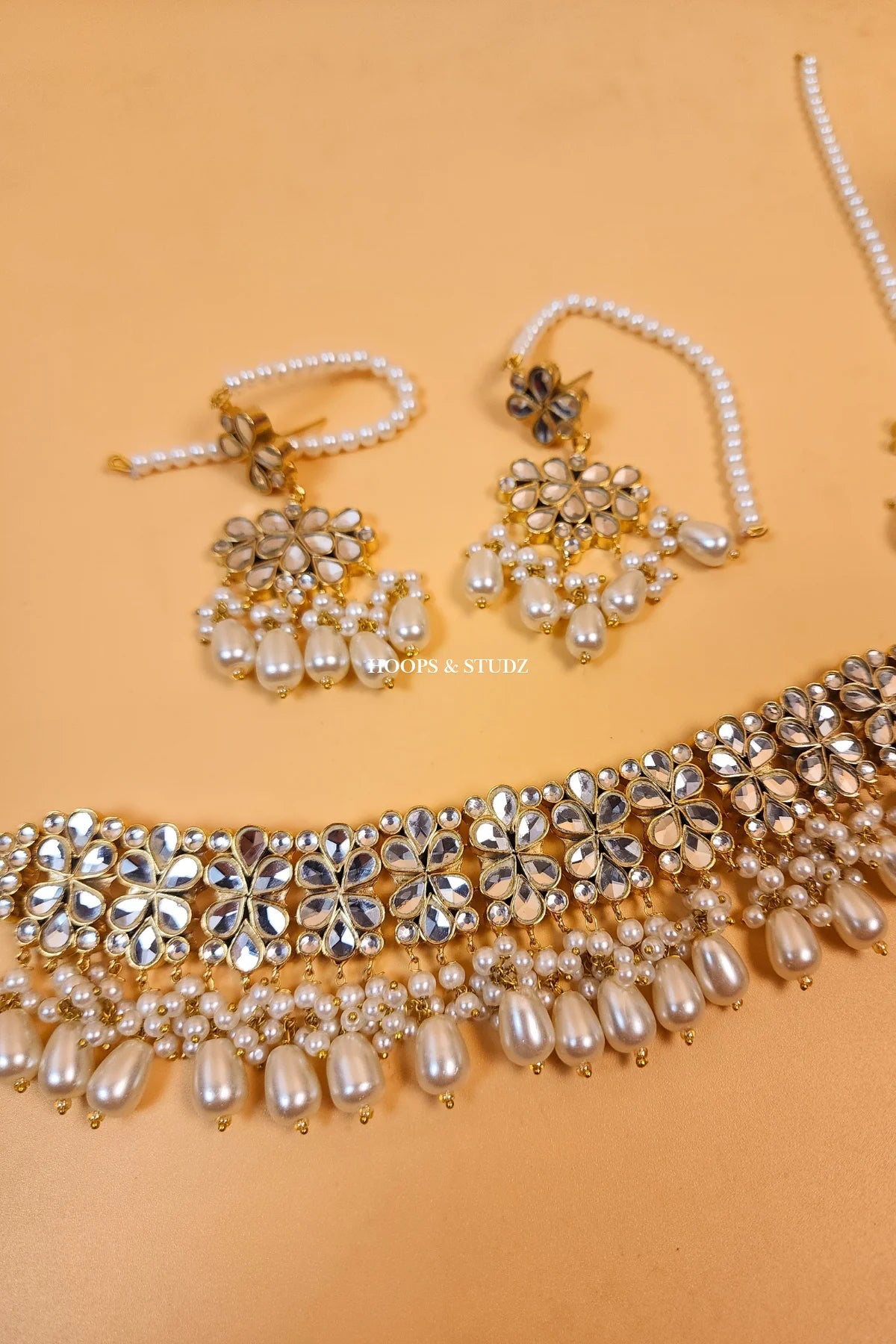 Zareen Polki Choker Jewelry Set