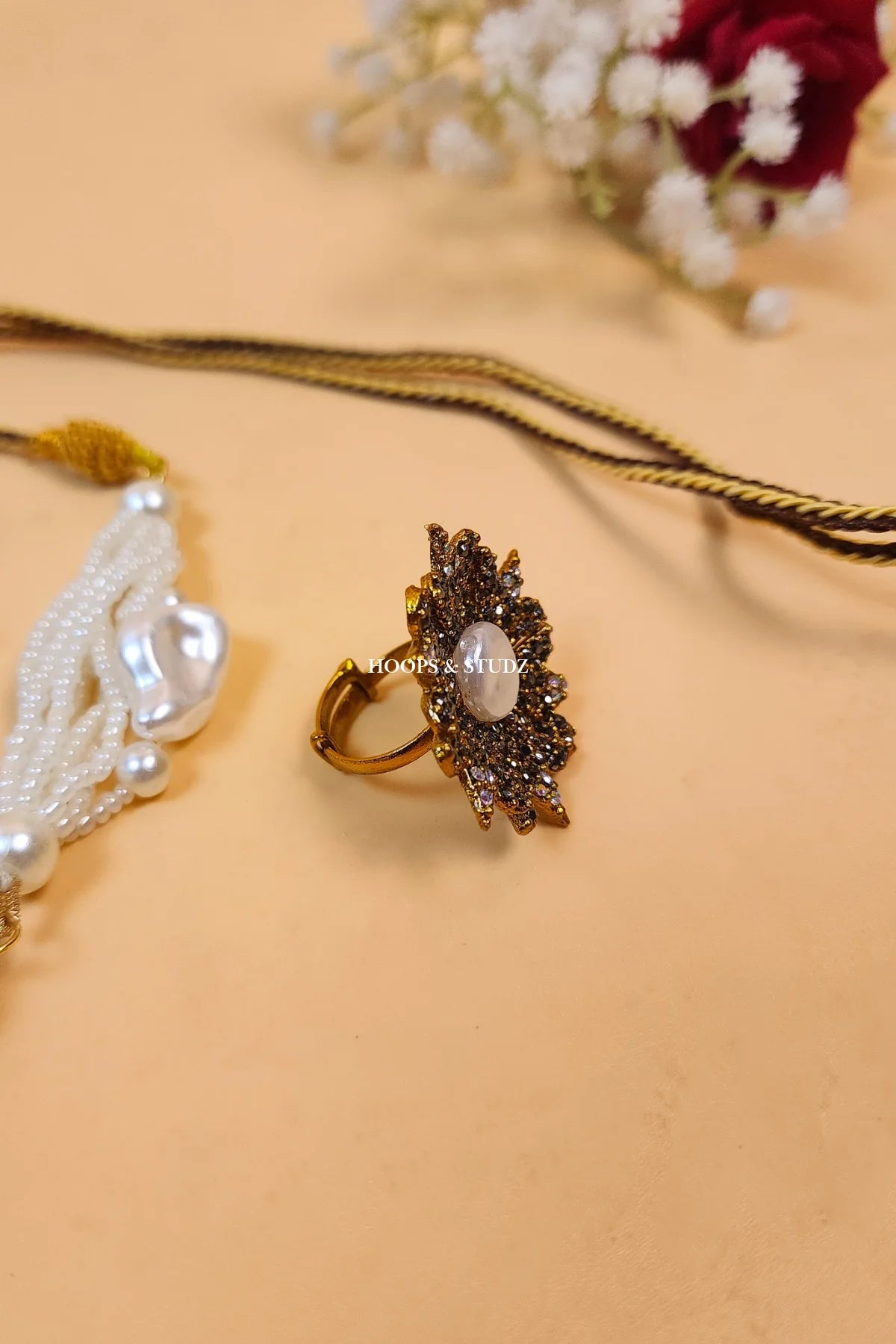 Kalpana MOP Jewelry Set with Karra