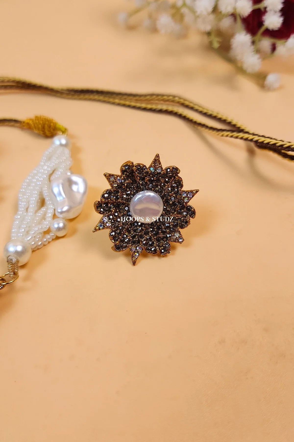 Kalpana MOP Jewelry Set with Karra