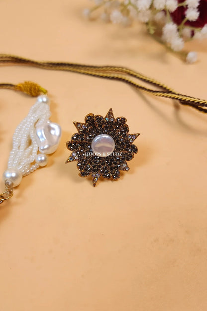 Kalpana MOP Jewelry Set with Karra