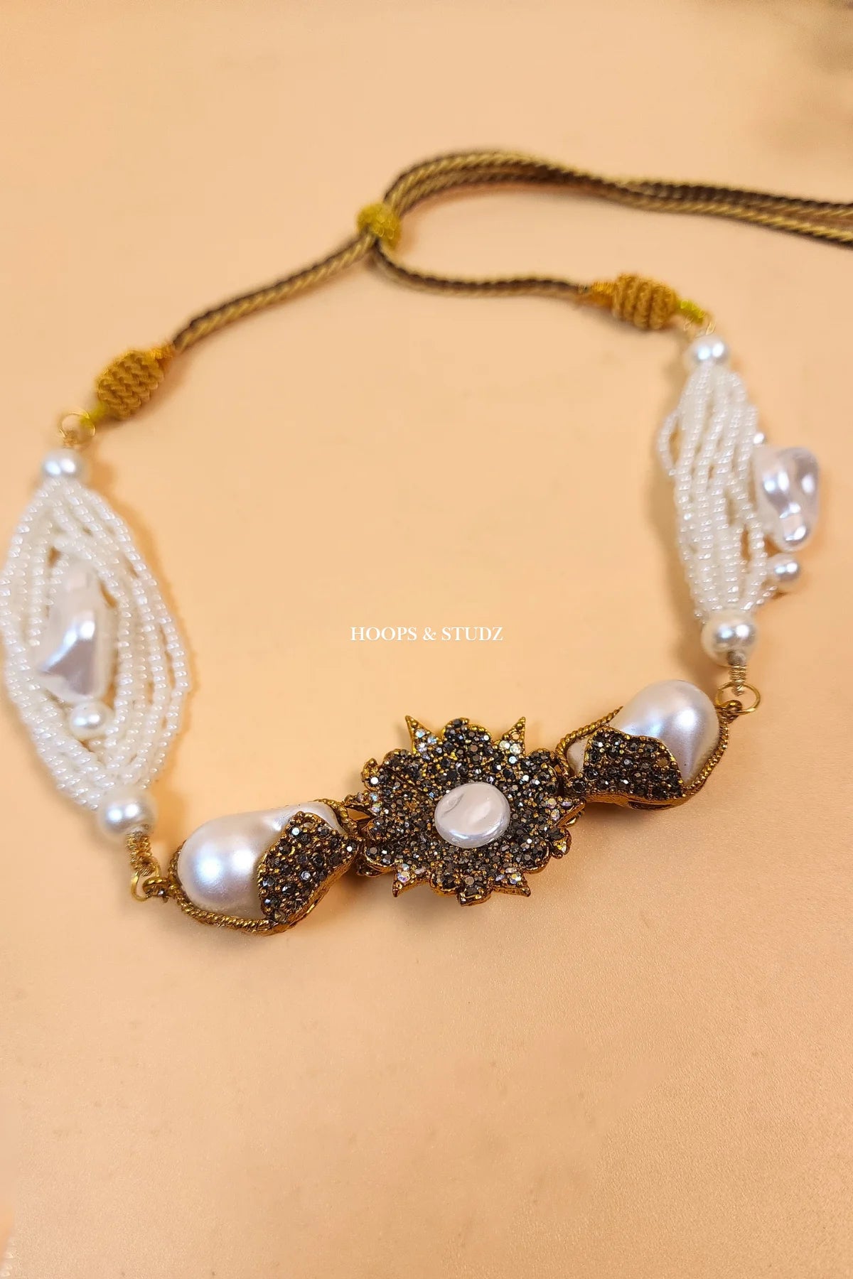 Kalpana MOP Jewelry Set with Karra