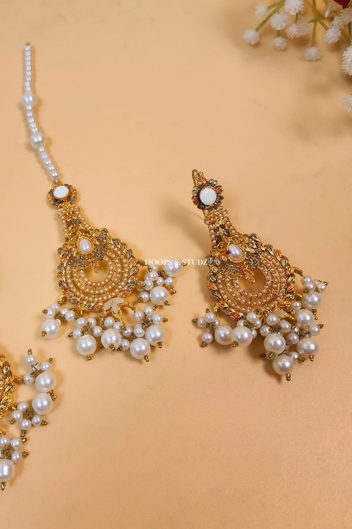 Zartasha Earrings/Teeka Jewelry Set