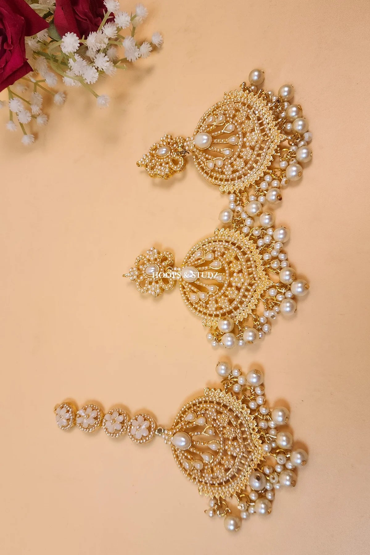 Yumna Earrings/Teeka Jewelry Set