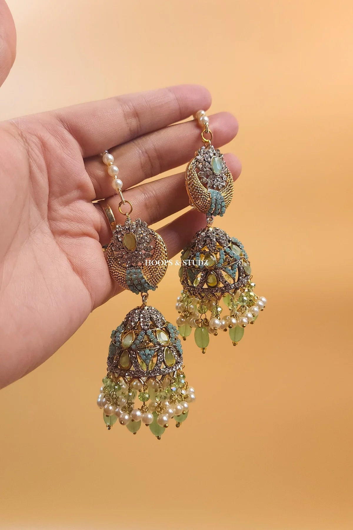 Pamaal Bridal Jewelry Set - Mint