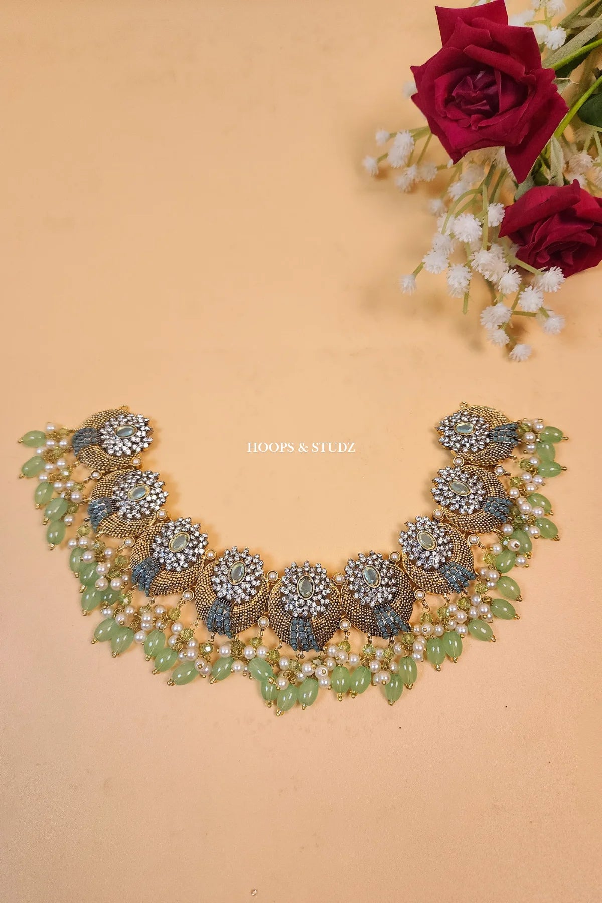 Pamaal Bridal Jewelry Set - Mint