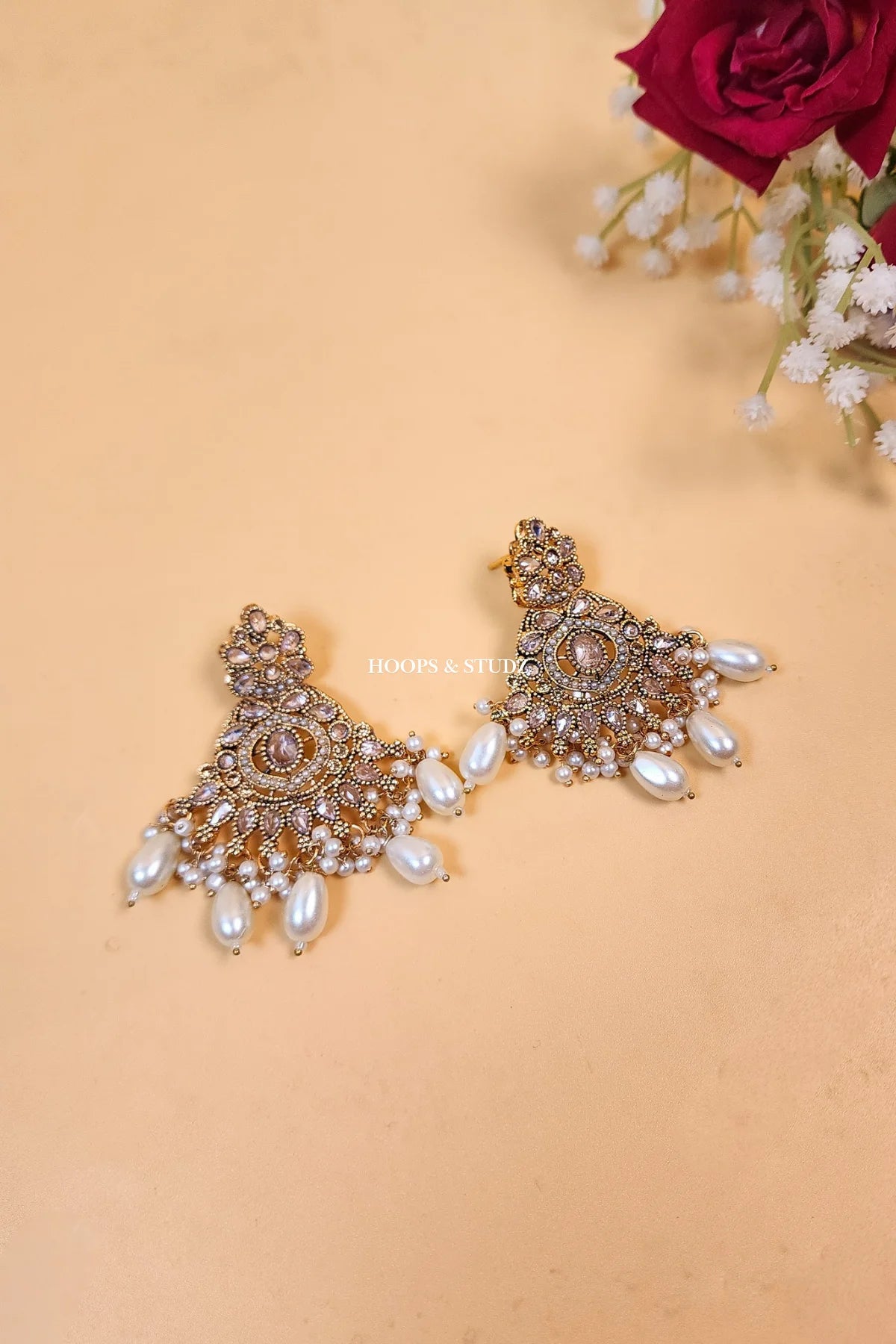 Laboni Indian Polki Bridal Jewelry Set