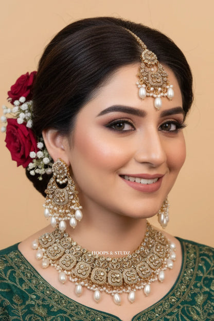 Laboni Indian Polki Bridal Jewelry Set