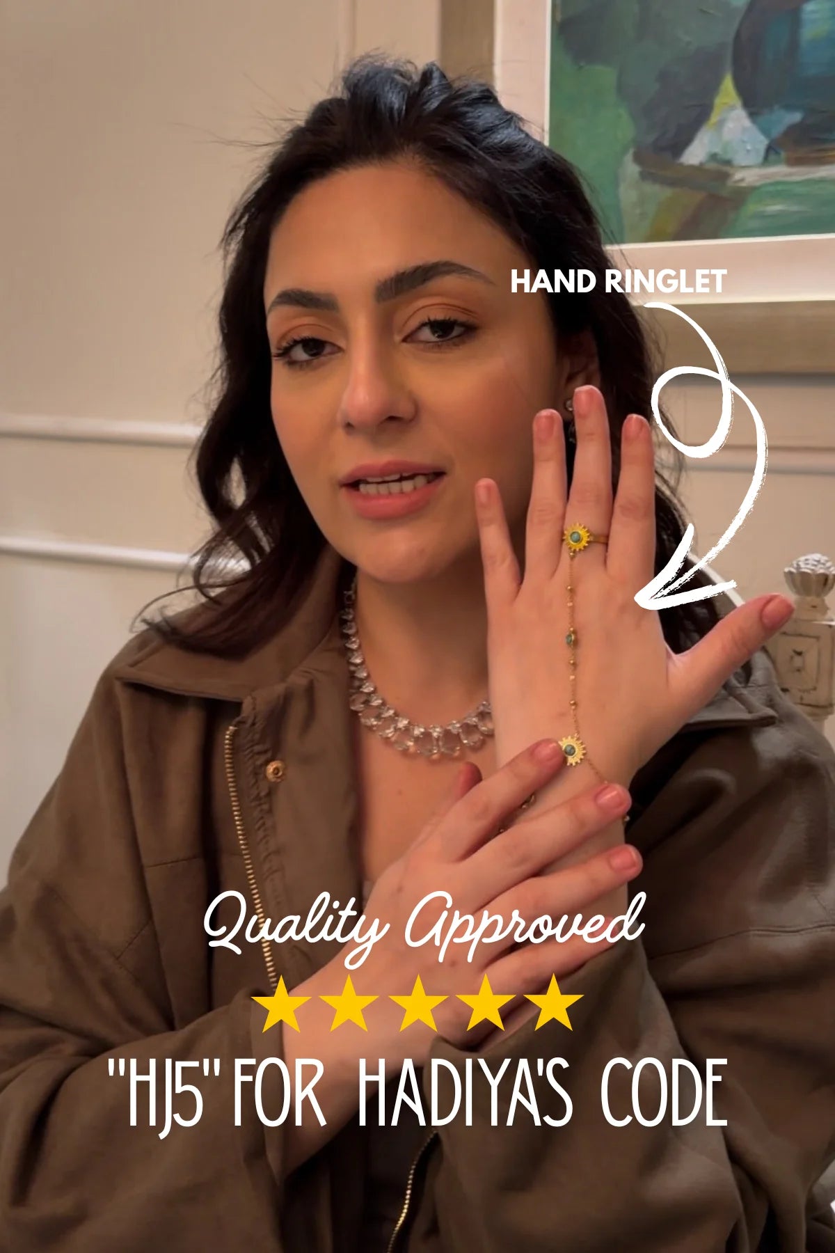 Ferozi Hand Ringlet