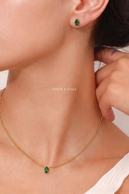 Women Droplet Locket Set