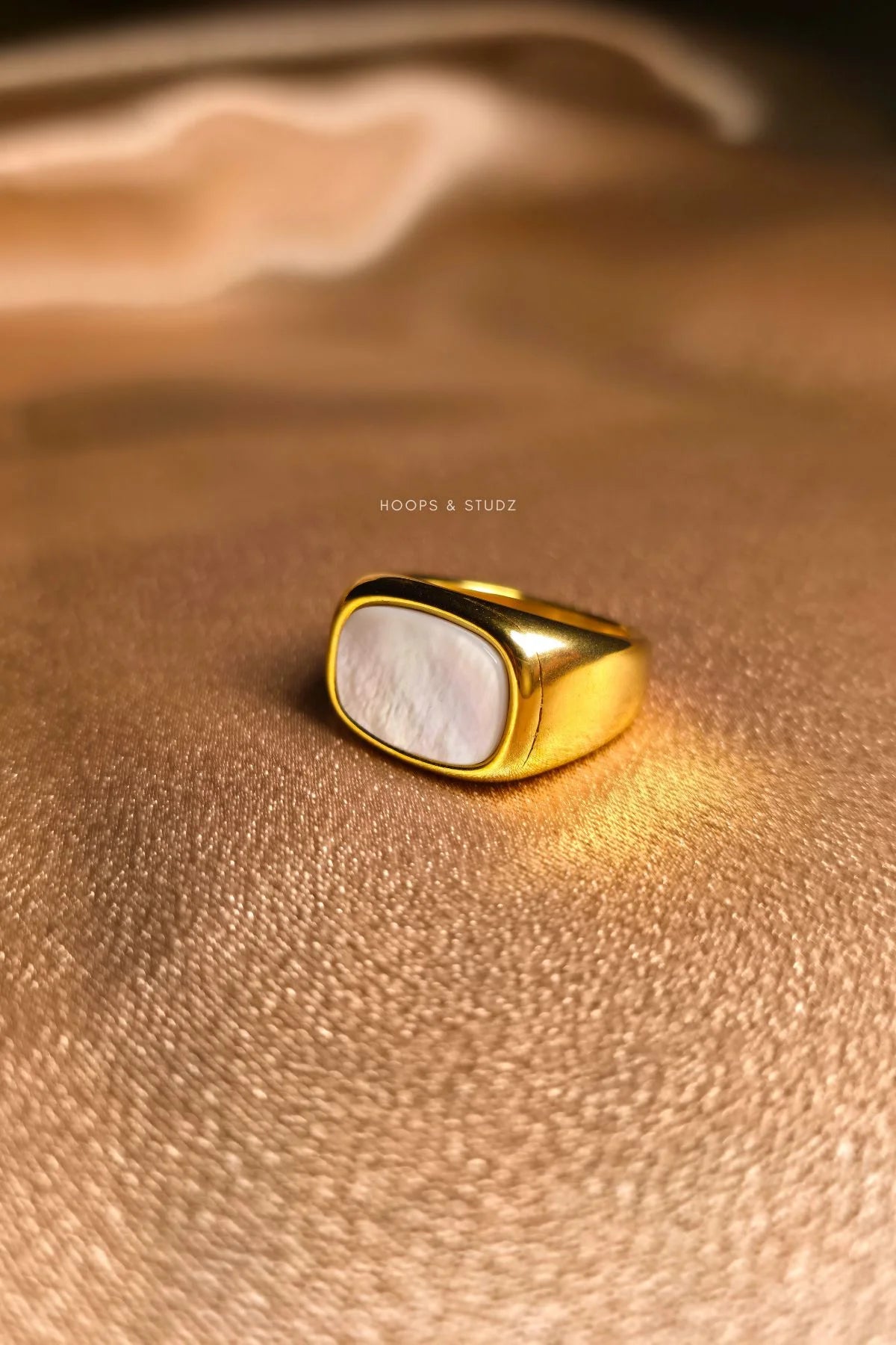Luna Stainless Steel Women Ring