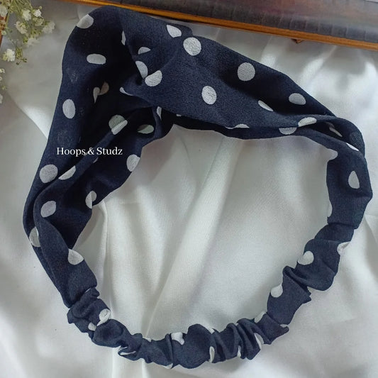 Hair Bandana- Polka Dots